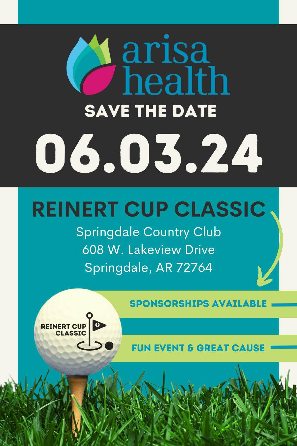 Springdale Country Club, 608 West Lakeview Drive, Springdale, Arkansas 72764 | Sponsorship available, Fun event and great cause